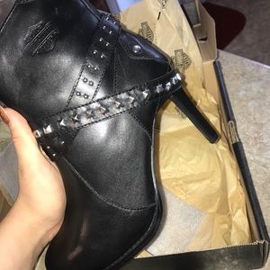 NWT HARLEY DAVIDSON Leather Ankle Booties!!